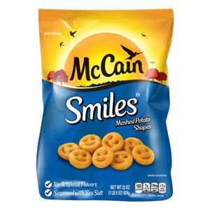 McCain Smiles Mashed Potato Shapes