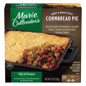 Marie Callender's Cornbread Pie Beef & Bean Chili