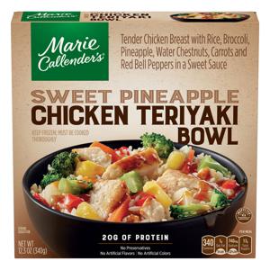 Marie Callender's Chicken Teriyaki Bowl Sweet Pineapple