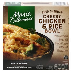 Marie Callender's Aged Cheddar Cheesy Chicken & Rice Bowl