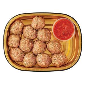 Wegmans Italian Classics Turkey Meatballs with Grandma's Pomodoro Sauce, 12 Count