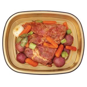 Wegmans Ready To Cook Beef Chuck Roast with Stew Vegetables, Cook in Bag