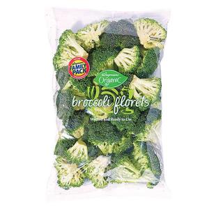 Wegmans Organic Broccoli Florets, Microwaveable, FAMILY PACK