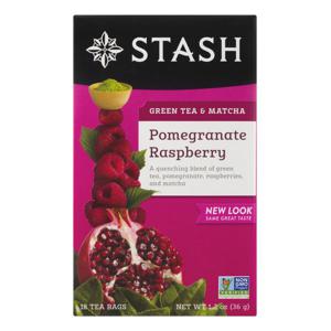 Stash Premium Pomegranate Raspberry with Matcha Green Tea Bags