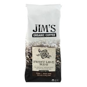 Jim's Organic Coffee Sweet Love Blend Dark (Whole Bean)