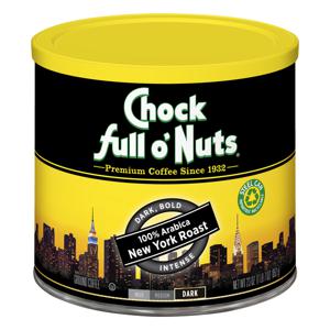 Chock Full O'Nuts Coffee New York Dark Roast (Ground)