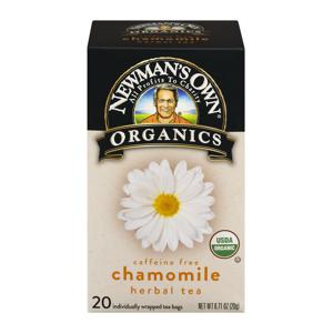 Newman's Own Organics Chamomile Herbal Tea Caffeine Free