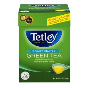 Tetley Green Tea Bags Decaffeinated