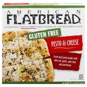 American Flatbread Thin & Crispy Pizza Pesto & Cheese Gluten Free