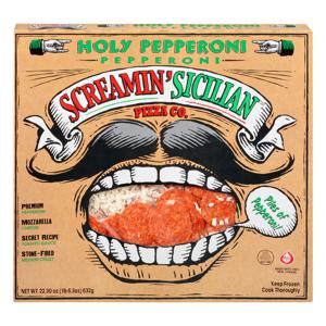 Screamin' Sicilian Pizza Co. Stone-Fire Medium Crust Pizza Holy Pepperoni