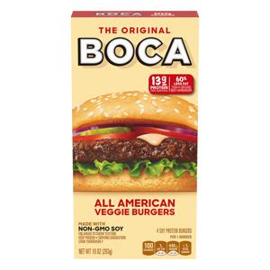 Boca The Original All American Veggie Burgers - 4 ct