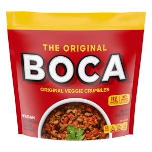 Boca The Original Veggie Ground Crumbles Vegan Frozen