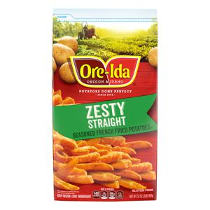 Ore-Ida Zesty Straight Seasoned French Fries Potatoes Gluten Free