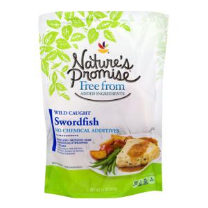 Nature's Promise Free from Swordfish Steaks Wild Caught Frozen