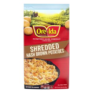 Ore-Ida Shredded Hash Browns Potatoes Gluten Free