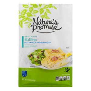 Nature's Promise Wild Caught Halibut - apx 2 ct