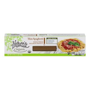 Nature's Promise Thin Spaghetti Whole Wheat Organic