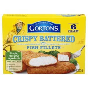 Gorton's Crispy Battered Fish Fillets - 6 ct Frozen