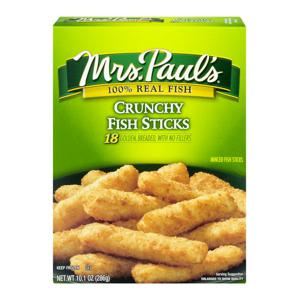 Mrs. Paul's Fish Sticks Crunchy Select Cuts - 18 ct Frozen