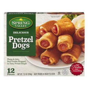 Spring Valley Pretzel Dogs - 12 ct