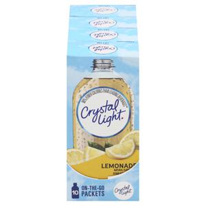 Crystal Light On-the-Go Drink Mix Lemonade - 10 ct