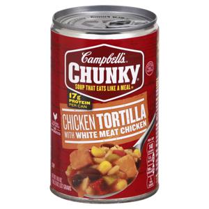 Campbell's Chunky Soup Chicken Tortilla with Grilled White Meat Chicken