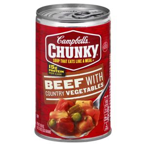 Campbell's Chunky Beef with Country Vegetables Soup