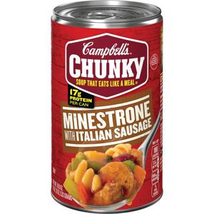 Campbell's Chunky Soup Minestrone with Italian Sausage