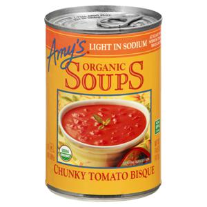 Amy's Chunky Tomato Bisque Soup Light in Sodium Organic