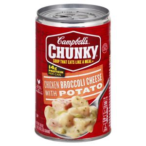 Campbell's Chunky Chicken with Broccoli Cheese with Potato Soup