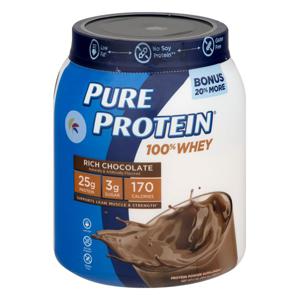 Pure Protein 100% Whey Protein 25g Rich Chocolate