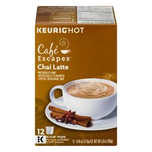 Cafe Escapes Chai Latte K-Cups