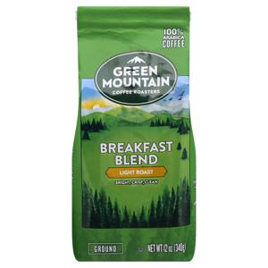 Green Mountain Breakfast Blend Light Roast Coffee (Ground)