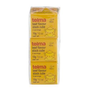 Telma Beef Flavour Stock Cube - 3 ct