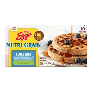 Kellogg's Eggo Waffles Nutri-Grain Blueberry - 10 ct