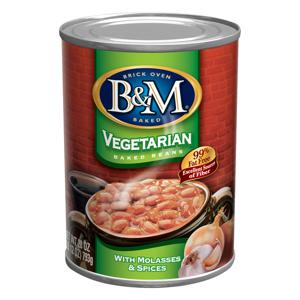 B&M Baked Beans Vegetarian 99% Fat Free