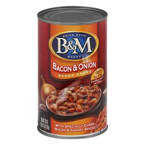 B&M Baked Beans Bacon & Onion 98% Fat Free