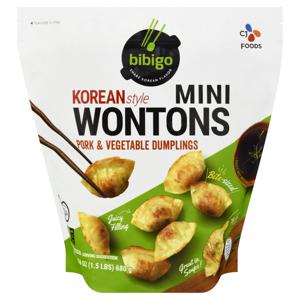 Bibigo Korean Style Mini Wontons Pork & Vegetable Dumplings