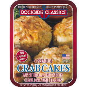 Dockside Dockside Classics Premium Crab Cakes - 4 ct