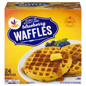 Stop & Shop Blueberry Waffles - 24 ct