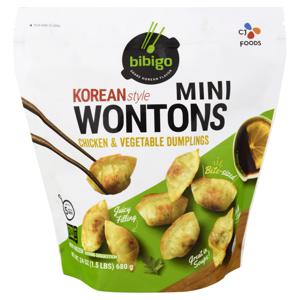 Bibigo Korean Style Mini Wontons Chicken & Vegetable Dumplings