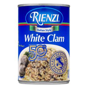 Rienzi Italian Style Pasta Sauce White Clam