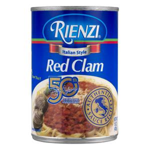 Rienzi Italian Style Pasta Sauce Clam Red