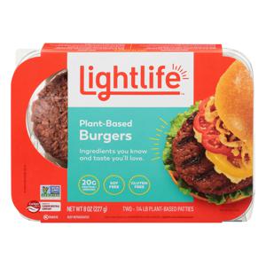 Lightlife Plant-Based Burger Patties Gluten Free - 2 ct