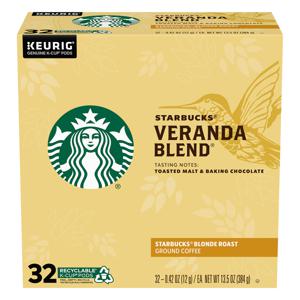 Starbucks Veranda Blend Blonde Roast Coffee K-Cups