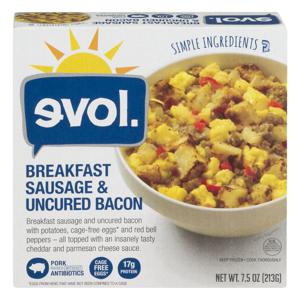 evol. Breakfast Sausage & Uncured Bacon