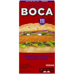 Boca The Original Chik'n Veggie Patties Vegan