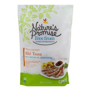 Nature's Promise Free from Ahi Tuna Steaks Wild-Caught 2 ct Frozen