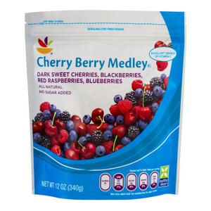 Stop & Shop Cherry Berry Medley No Sugar Added All Natural Frozen