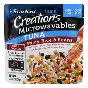 Starkist Creations Microwavables Tuna Spicy Rice & Beans